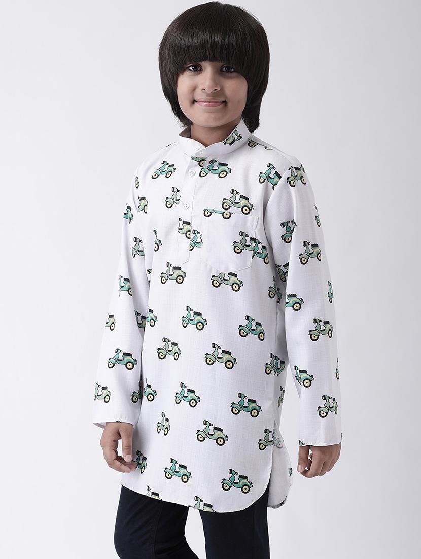 printed cotton kurta set - 17183845 - Zoom Image - 2