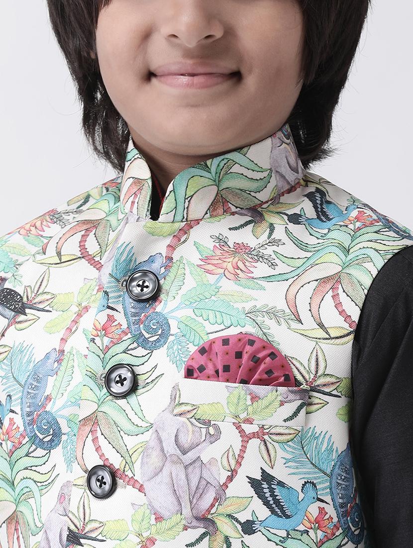 printed cotton kurta set - 17183871 - Zoom Image - 5