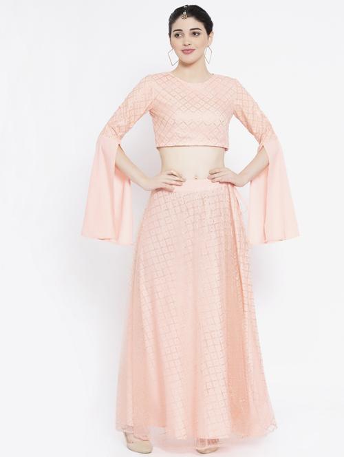 embellished flared lehenga - 17183971 - Very Small Image - 1