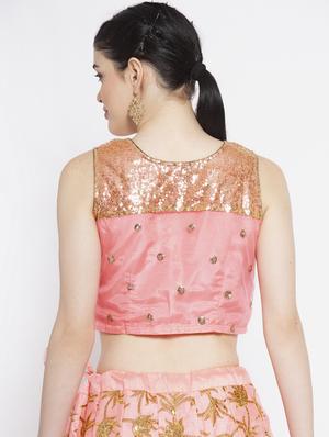 sequined embroidered blouse - 17183985 - Standard Image - 3