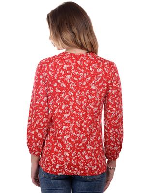 red cotton polyester regular top - 17184085 - Standard Image - 3