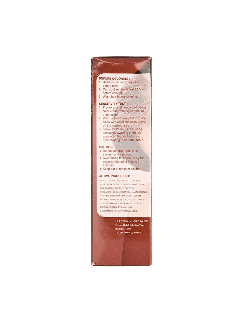 berina a4 dark red brown hair color cream 60gm pack of 2 - 17184405 - Zoom Image - 3
