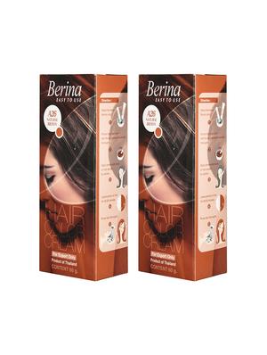 berina a26 natural brown hair color cream 60gm pack of 2 - 17184427 - Standard Image - 2