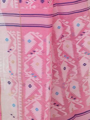ikat jamdani saree - 17184928 - Standard Image - 3