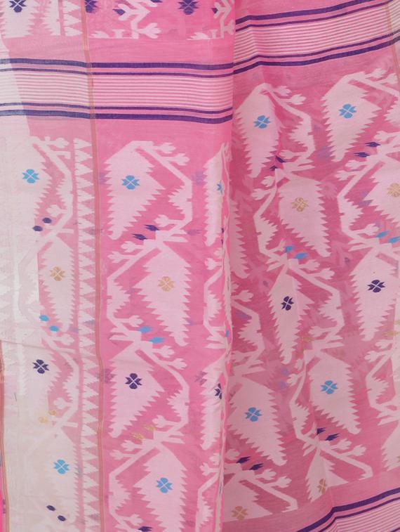 ikat jamdani saree - 17184928 - Zoom Image - 3