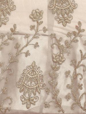 tonal embroidered a-line lehenga - 17184946 - Standard Image - 5