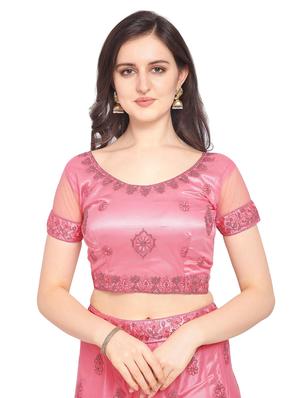 tonal embroidered a-line lehenga - 17184958 - Standard Image - 3