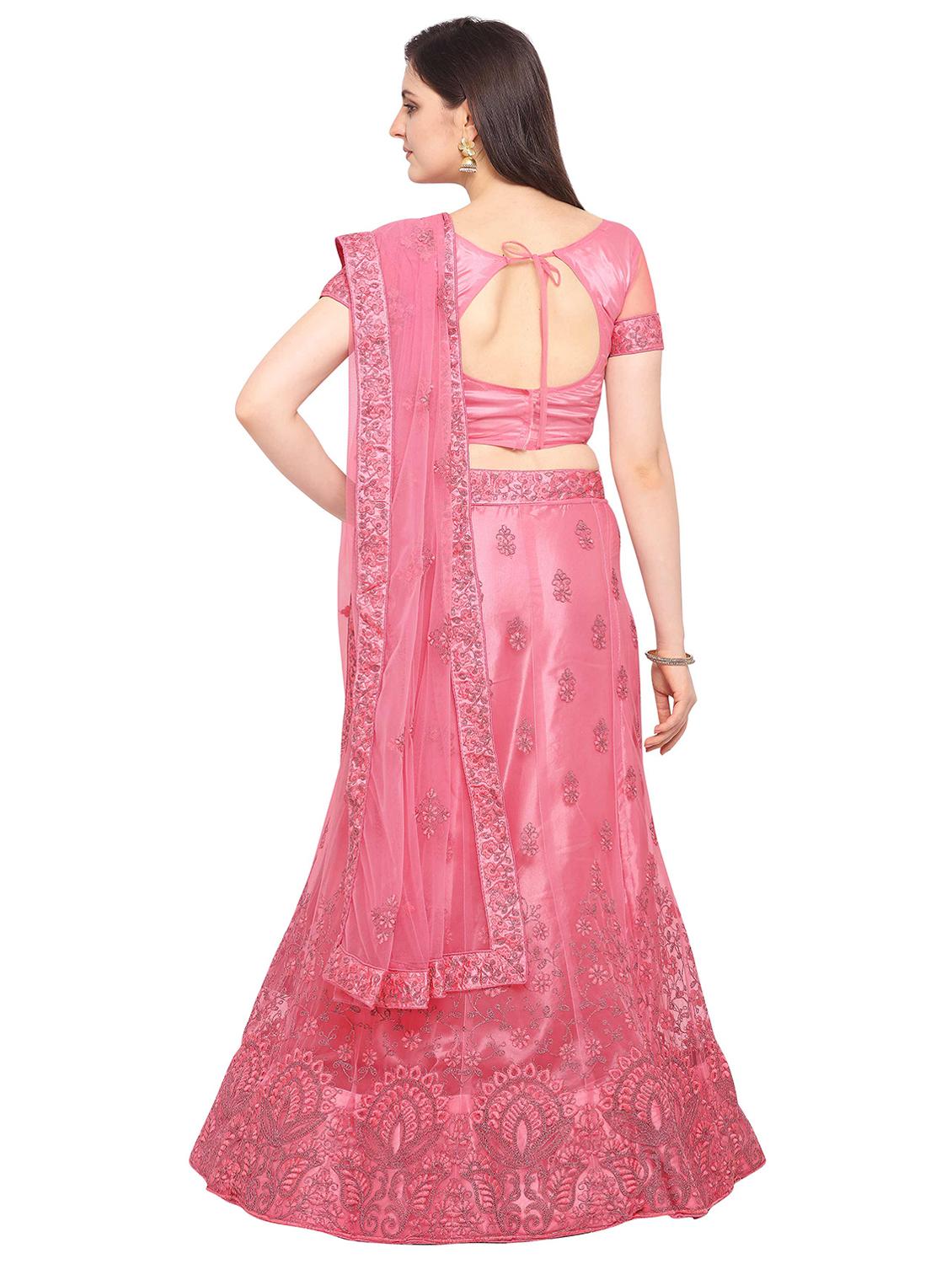 tonal embroidered a-line lehenga - 17184958 - Zoom Image - 2