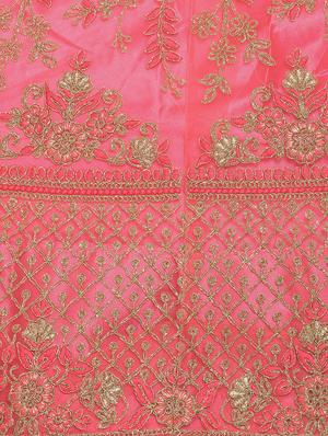 tonal embroidered a-line lehenga - 17184965 - Standard Image - 6