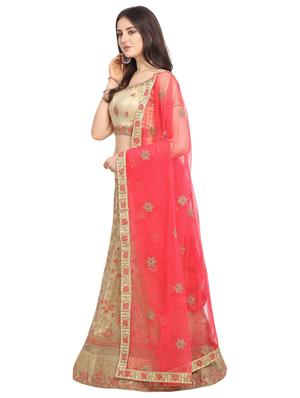 tonal embroidered a-line lehenga - 17184966 - Standard Image - 2