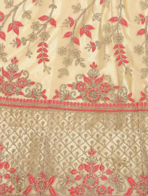 tonal embroidered a-line lehenga - 17184966 - Standard Image - 5