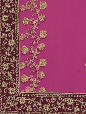 embroidered a-line lehenga - 17184994 - Standard Image - 6