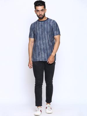 grey printed t-shirt - 17185087 - Standard Image - 4