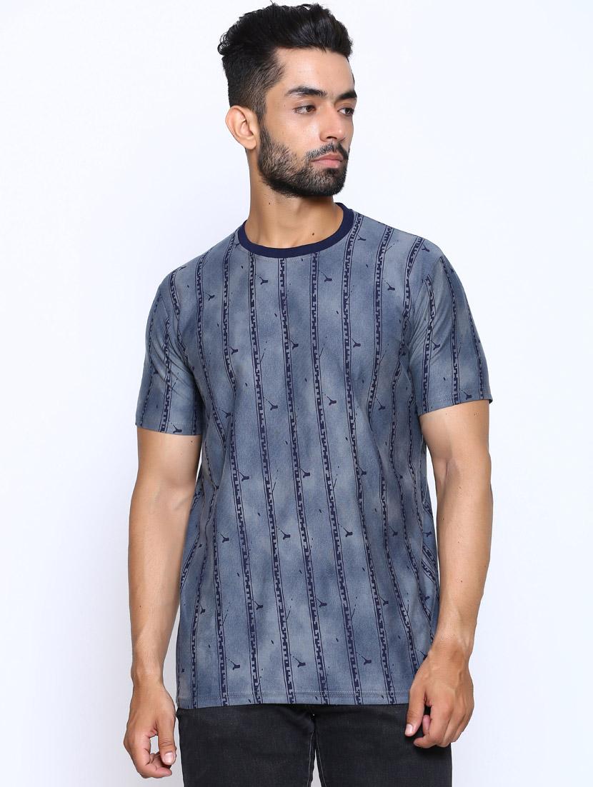 grey printed t-shirt - 17185087 - Zoom Image - 1