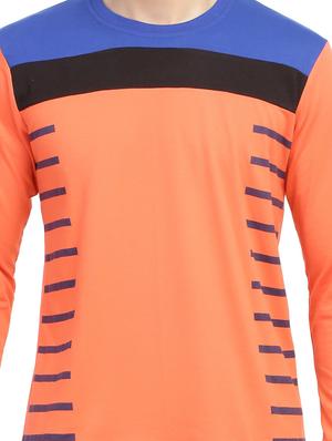peach printed cut & sew t-shirt - 17185102 - Standard Image - 4