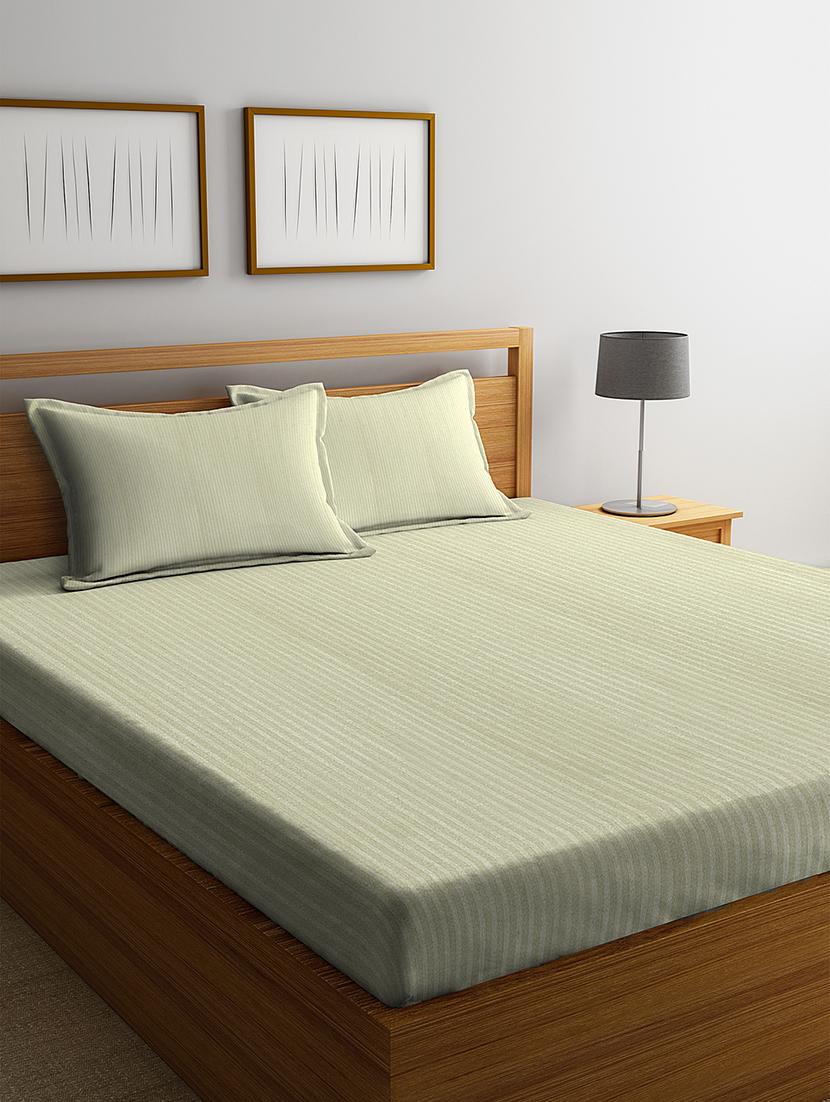 premium satin cotton bedsheet with two pillow cover - 17186479 - Zoom Image - 1