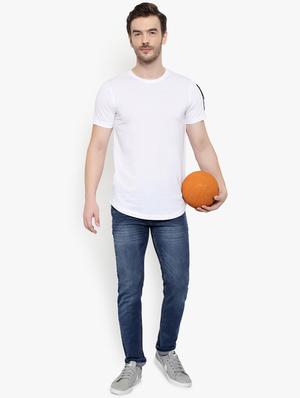 white solid t-shirt - 17189037 - Standard Image - 4