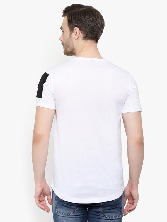 white solid t-shirt - 17189037 - Zoom Image - 3