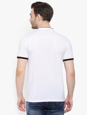 white solid t-shirt - 17189039 - Standard Image - 3