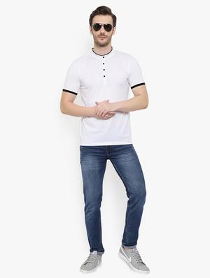 white solid t-shirt - 17189039 - Standard Image - 4