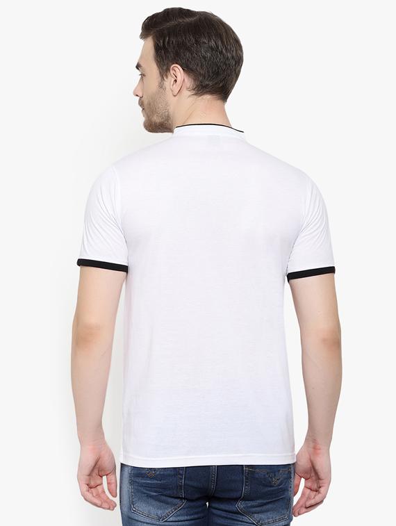 white solid t-shirt - 17189039 - Zoom Image - 3