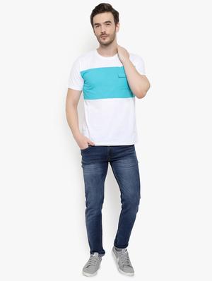 white cut & sew pocket t-shirt - 17189043 - Standard Image - 4