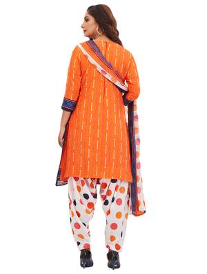 multi colored combos unstitched suit - 17189103 - Standard Image - 5