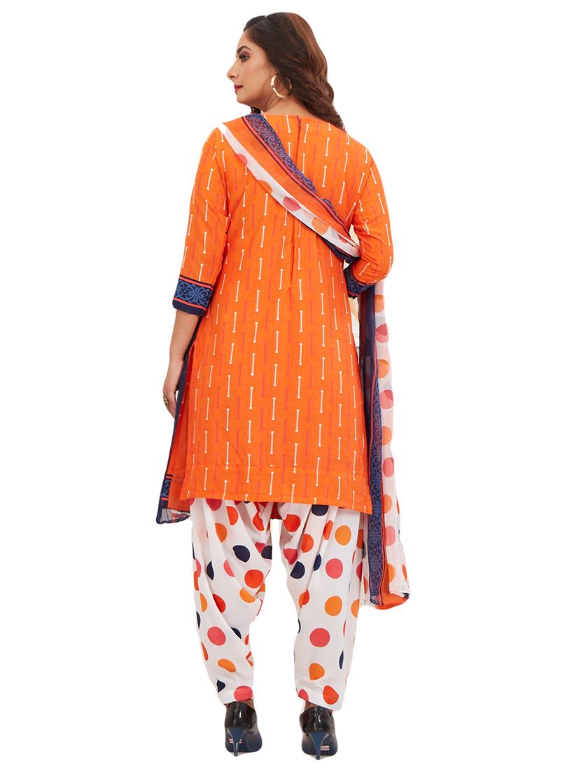 multi colored combos unstitched suit - 17189103 - Zoom Image - 5