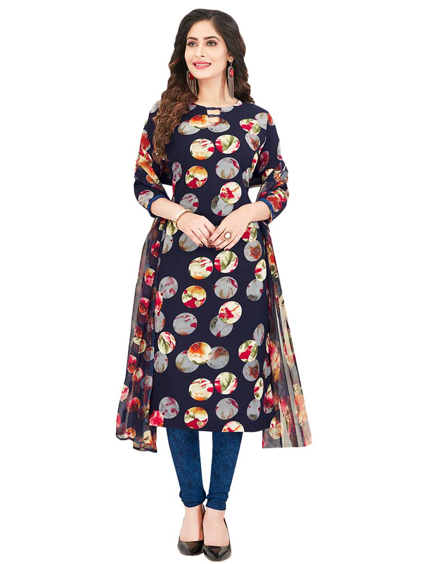 multi colored combos unstitched suit - 17189128 - Zoom Image - 3