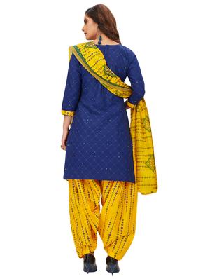 multi colored combos unstitched suit - 17189164 - Standard Image - 5
