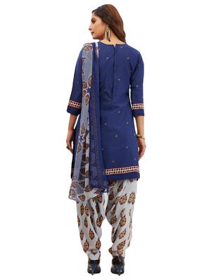 multi colored combos unstitched suit - 17189302 - Standard Image - 4