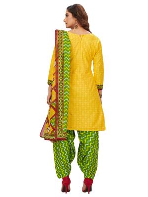 printed unstitched combo suit - 17189425 - Standard Image - 4