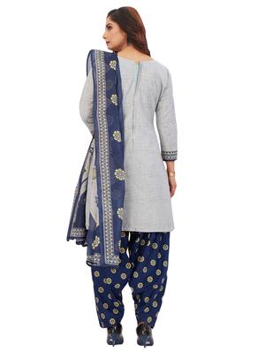 printed unstitched combo suit - 17189425 - Standard Image - 5