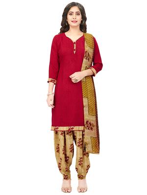 multi colored combos unstitched suit - 17189634 - Standard Image - 2