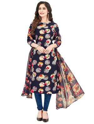 multi colored combos unstitched suit - 17189634 - Standard Image - 4