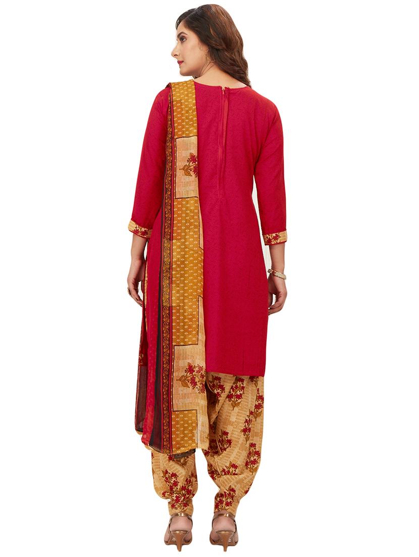 multi colored combos unstitched suit - 17189634 - Zoom Image - 3