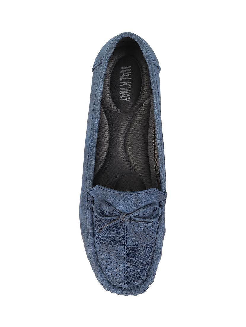 blue slip on loafers - 17190289 - Zoom Image - 3