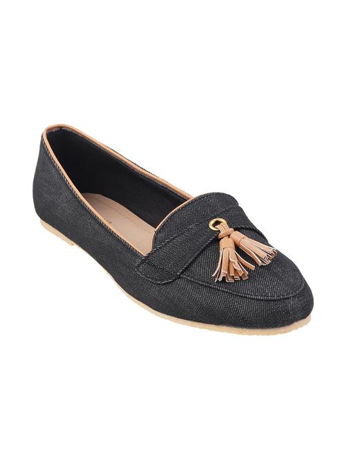 black slip on ballerina - 17190362 - Standard Image - 1
