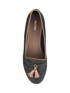 black slip on ballerina - 17190362 - Standard Image - 4
