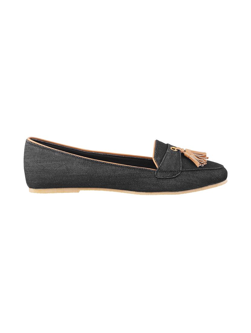black slip on ballerina - 17190362 - Zoom Image - 2