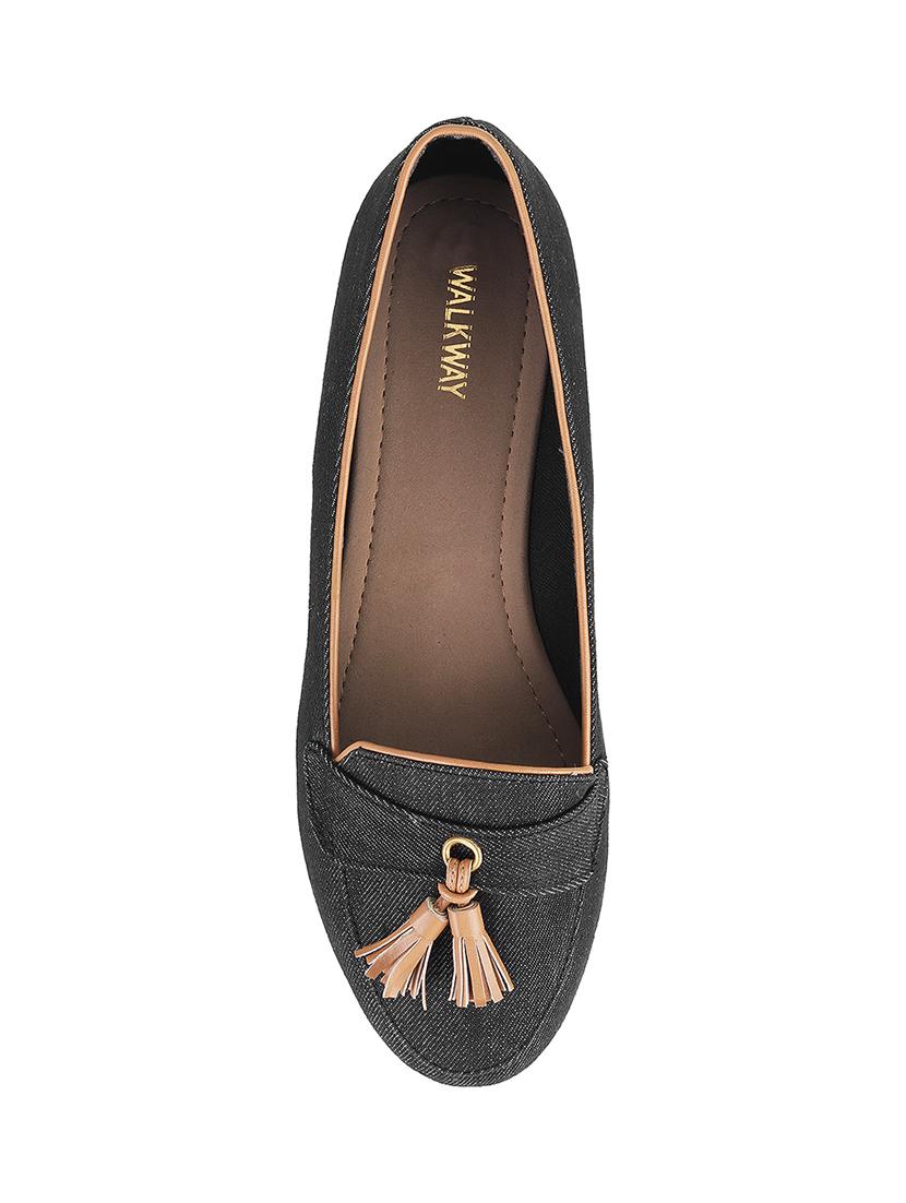 black slip on ballerina - 17190362 - Zoom Image - 4