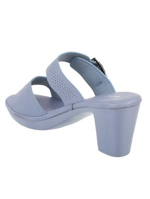 blue slip on sandals - 17190465 - Standard Image - 2