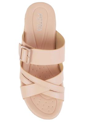 beige slip on wedges - 17190470 - Standard Image - 4
