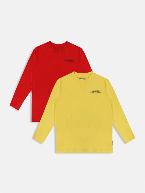 yellow cotton tshirt - 17190947 - Standard Image - 1