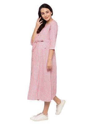 multi colored cotton maternity wear - 17191048 - Standard Image - 2