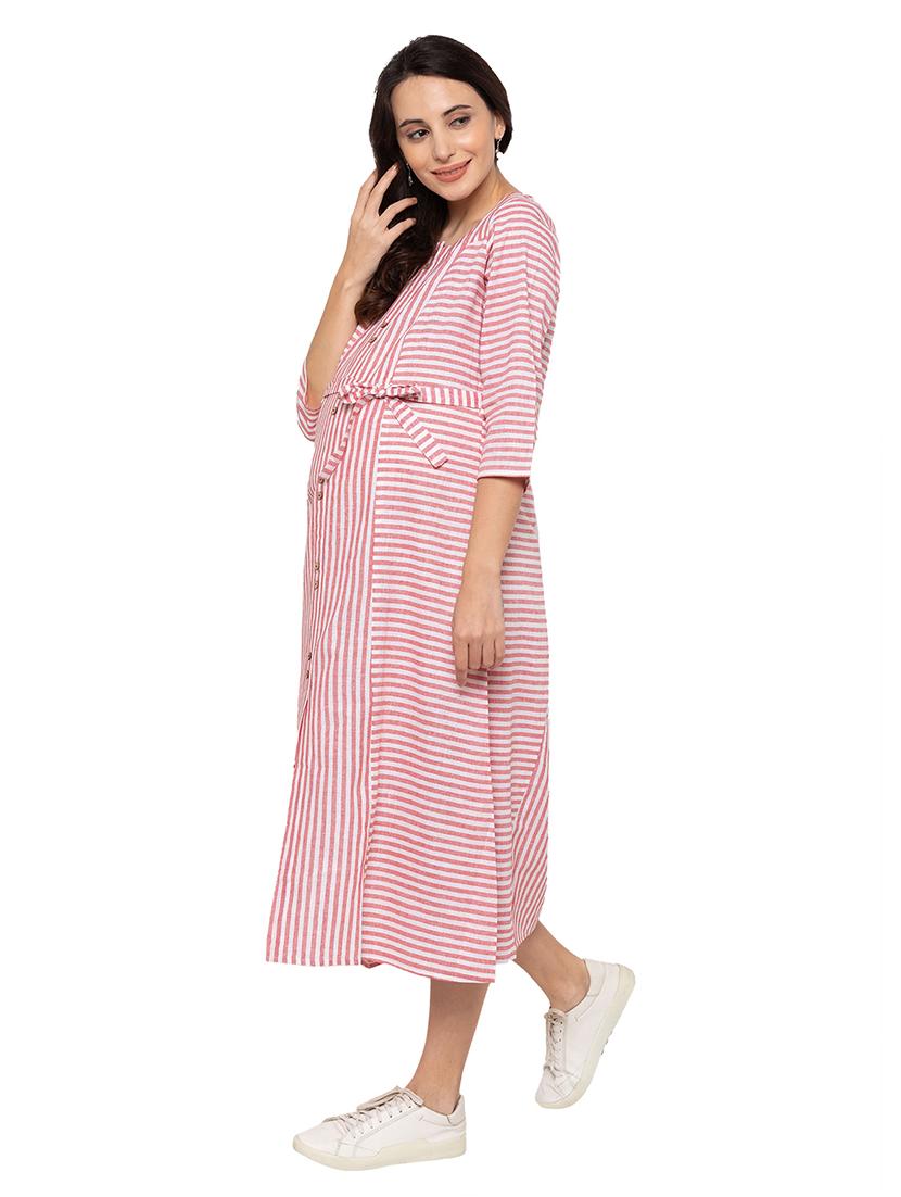 multi colored cotton maternity wear - 17191048 - Zoom Image - 2