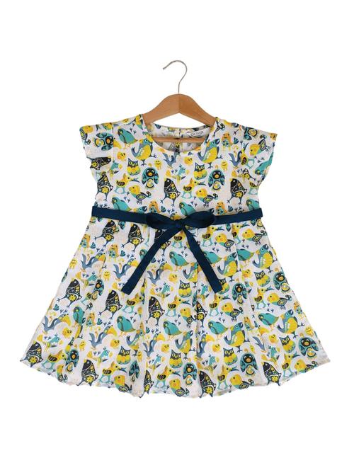 multi colored rayon frock - 17191102 - Standard Image - 1