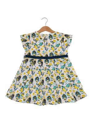 multi colored rayon frock - 17191102 - Standard Image - 2