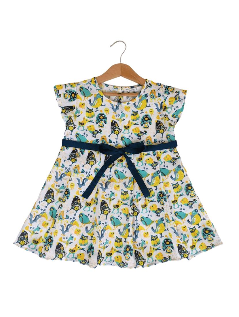multi colored rayon frock - 17191102 - Zoom Image - 1