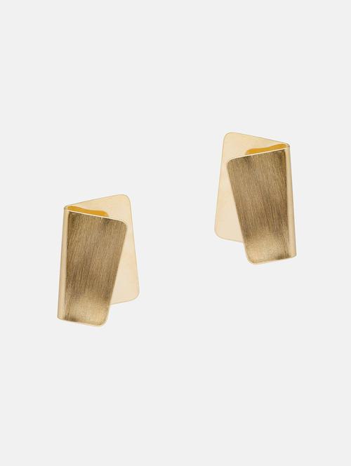 gold metal drop earring - 17191421 - Standard Image - 1